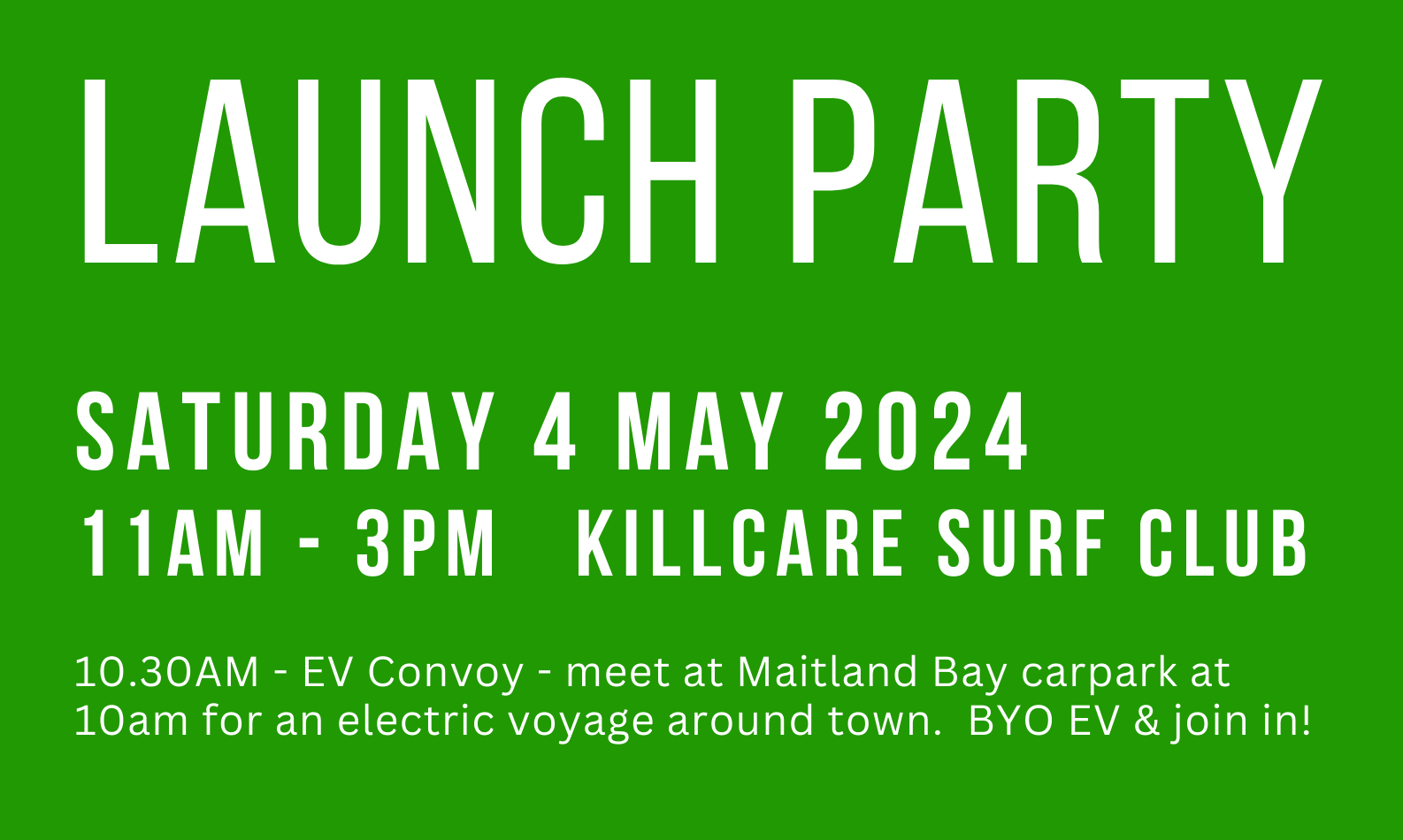 Electrify Bouddi Launch Party